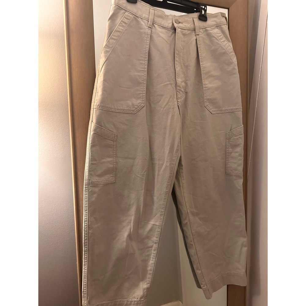 Beige Uniqlo Pants